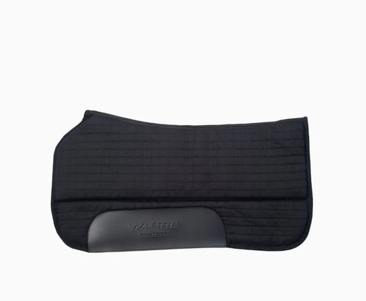 Lettia Western All Purpose Saddle Pad Black